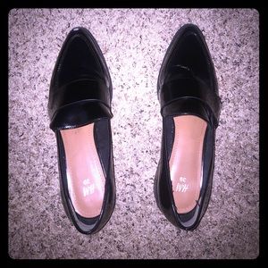 H&M black loafers
